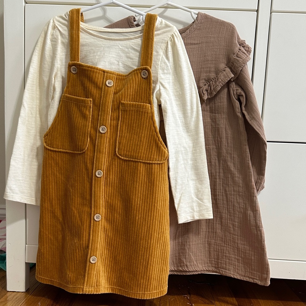 art class Cream Ribbed Tee - Neutral Girls Top